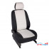 Чехлы из экокожи для Chevrolet Aveo II 2011-нв, черно-белый цвет