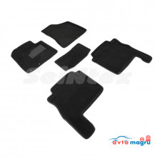 3D коврики в салон Hyundai Santa Fe II рест. 2010-2012