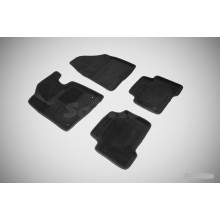 3D коврики в салон Hyundai Santa Fe III 2012-2018