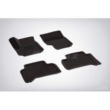 3D коврики для Volkswagen Amarok (не подходят для комплектации с пластиковым полом) 2009-н.в.